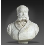 COUNT GLEICHEN (PRINCE VICTOR OF HOHENLOHE-LANGENBURG) (1833-1891) PORTRAIT BUST OF SIR ANDREW