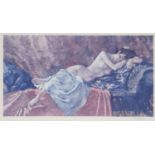 SIR WILLIAM RUSSELL FLINT, RA (1880-1969) RECLINING NUDE reproduction, printed in colour,