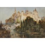 FRANK MOSS BENNETT (1874-1953) AMBOISE; A FRENCH TOWN  a pair, both signed and dated, 1907,