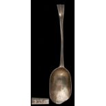 BANFF.  A RARE SCOTTISH PROVINCIAL SILVER TEASPOON, C1690-1720  with rat tail, by William Scott, 2.