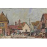ALFRED HENRY ROBINSON THORNTON (1863-1939)  THE CATTLE MARKET THAME; HILL FARM PAINSWICK; BUILDING