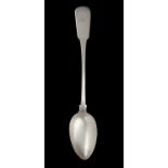 YORK SILVER.  A GEORGE IV GRAVY SPOON  Fiddle pattern, by Barber, Cattle & North, 1825, 4ozs 3dwts