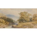 EDWIN AARON PENLEY (1826-1893) NEAR DOLGELLAU  NORTH WALES signed, dated 1885 and numbered,