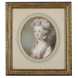 DANIEL GARDNER (1750-1805) PORTRAIT OF MRS SAMUEL SHORE, NEE URITH OFFLEY (1736-1781) OF NORTON HALL