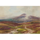 GEORGE TREVOR (FL 1920S/40S) THE MOOR AT KILLIN; KENMORE RIVER COUNTY KERRY a pair, both signed,