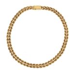 A 9CT GOLD NECKLACE  38cm l, Birmingham 1990, 74.5g Good condition