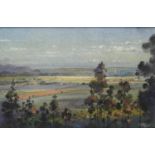 EDWARD LOXTON KNIGHT, RBA (1905-1993) EDGE OF THE WOOD signed, pastel, 19 x 29cm Good condition