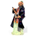 A ROYAL DOULTON EARTHENWARE FIGURE OF BLUE BEARD, 28CM H, PRINTED MARK, HN2105