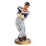 A ROYAL DOULTON EARTHENWARE FIGURE OF THE HORNPIPE, 24CM H, PRINTED MARK, HN2161