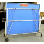 A TECTONIC FOLDING TABLE TENNIS TABLE, 154CM W