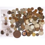 MISCELLANEOUS UNITED KINGDOM AND FOREIGN COINS, INCLUDING SILVER