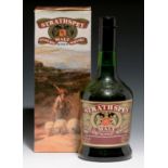 STRATHSPEY HIGHLAND MALT SCOTCH WHISKY, BOXED. C1970S, 75 CL