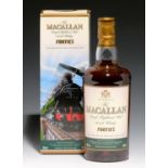 MACALLAN FORTIES SINGLE HIGHLAND MALT SCOTCH WHISKY, BOXED, 500 ML