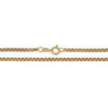 A 9CT GOLD CHAIN, 11G