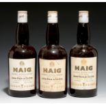 HAIG GOLD LABEL SCOTCH WHISKY, 70 CL (3 BOTTLES)