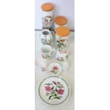 A COLLECTION OF PORTMEIRION BOTANIC GARDEN PATTERN KITCHEN WARE, PRINTED MARK