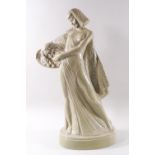 An Art deco ceramic figure, 'Salome' by Zelda Wallace,