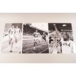 Athletics - 8 x 10 and smaller Press photographs, mainly 1980's,
