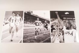 Athletics - 8 x 10 and smaller Press photographs, mainly 1980's,