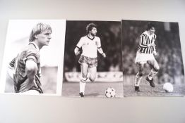 Football, 8 x 10 and smaller Press photos, Cups, European and UK players, Jimmy Nichol, S Pearce,