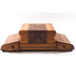 A Tunbridge ware box of unusual form,