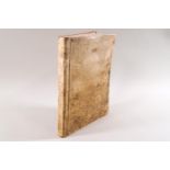 An 18th century Rule Book in a vellum binding - The Rule of Proportion as it is called,