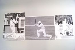 Cricket - 8 x 10 and smaller Press photographs, mid 1970's, including County Pakistan, West Indies,