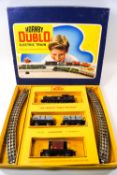 A Hornby Dublo EDG16 tank goods train set with a black 69567 locomotive,