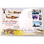 Douglas Bader, signed Battle of Britain First Day cover,