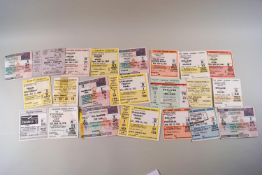 Football - tickets, England 1960 -80's (15), Cup Finals (5),
