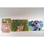 Cricket - Australia, mainly 8 x 10, Press photographs, coloured etc, 1980-90's,