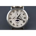 A stainless steel Rotary Windsor bracelet watch, quartz movement,