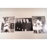 Tennis - Mens, 8 x 10 and smaller Press photographs, including less well known, Connors, Fibak,