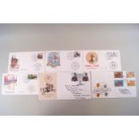 First Day covers - UK (100), Germany (87),