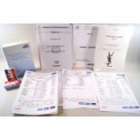 Football - World Cup 1998, selection including FIFA Football Dictionary, leaflets, brochures,