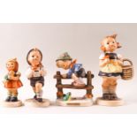 Four Goebel/Hummel figures,