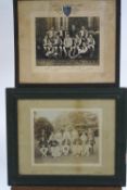 Sport, pre-WWI, large photos, mostly framed and glazed,