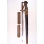 A Wilkinson bayonet and scabbard,