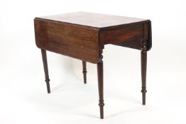 A 19th century mahogany Pembroke table, of unusual form,