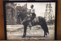 A set photograph, inscribed 'To Laurence with affection also my appreciation of your help ...