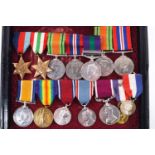 A World War I medal group to W O P Bird of the Tank Corps, to include the British War medal,