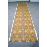 A length of Honeysuckle (adapted from William Morris) fabric for Liberty of London Prints Ltd,