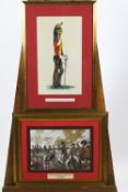 James Thiriar, Lieut General Sir Thomas Picton at the Battle of Waterloo, gouache and ink,