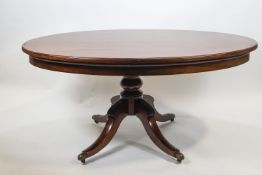 A William IV breakfast table in mahogany,