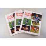 Football, Graham Taylor, signed soft back editions of 'When England Called',