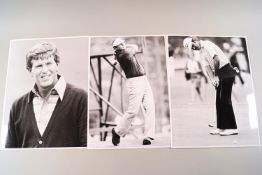 Golf - 6 x 8 Press photographs, all action, Hinkle, Graham, Mark James, Pate, Snead, Watkins,