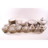 An early 20th century Japanese egg shell porcelain tea set,