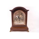 A 19th Junghans mahogany cased eight day mantel clock,