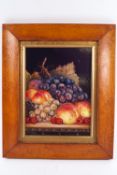 James J Allen, 'Taste of Summer', A still life of fruits, oil on board, signed lower left,