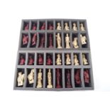 A boxed Berkeley BC3005 Mandarin Cardinal chess set